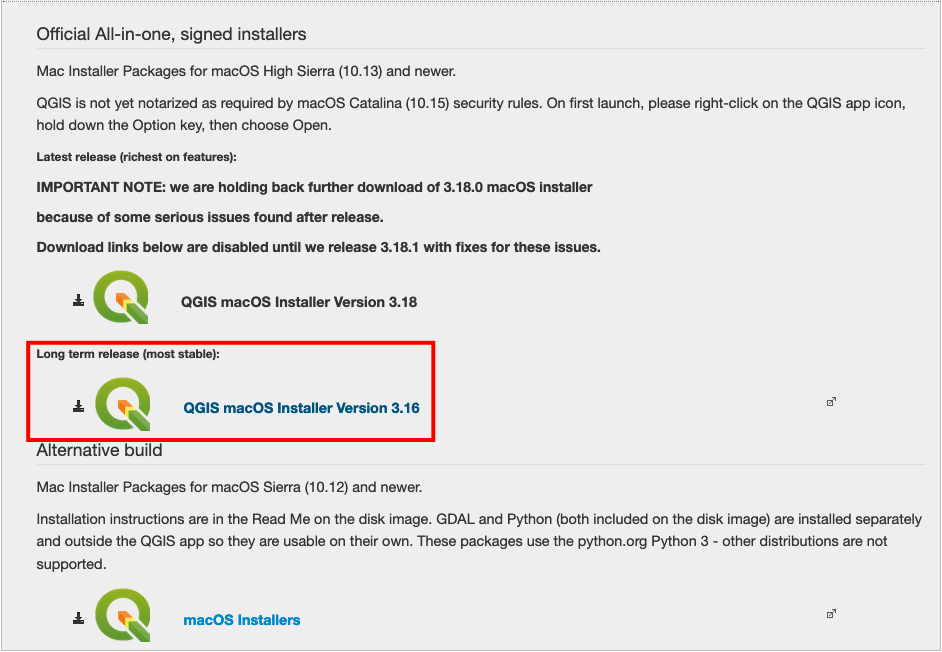 Downloading QGIS