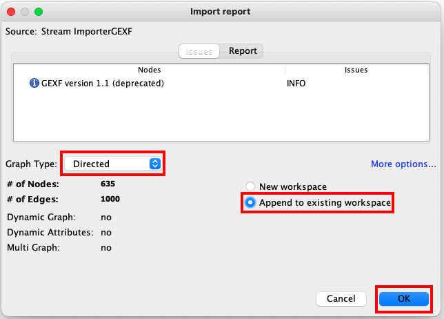 Import Settings