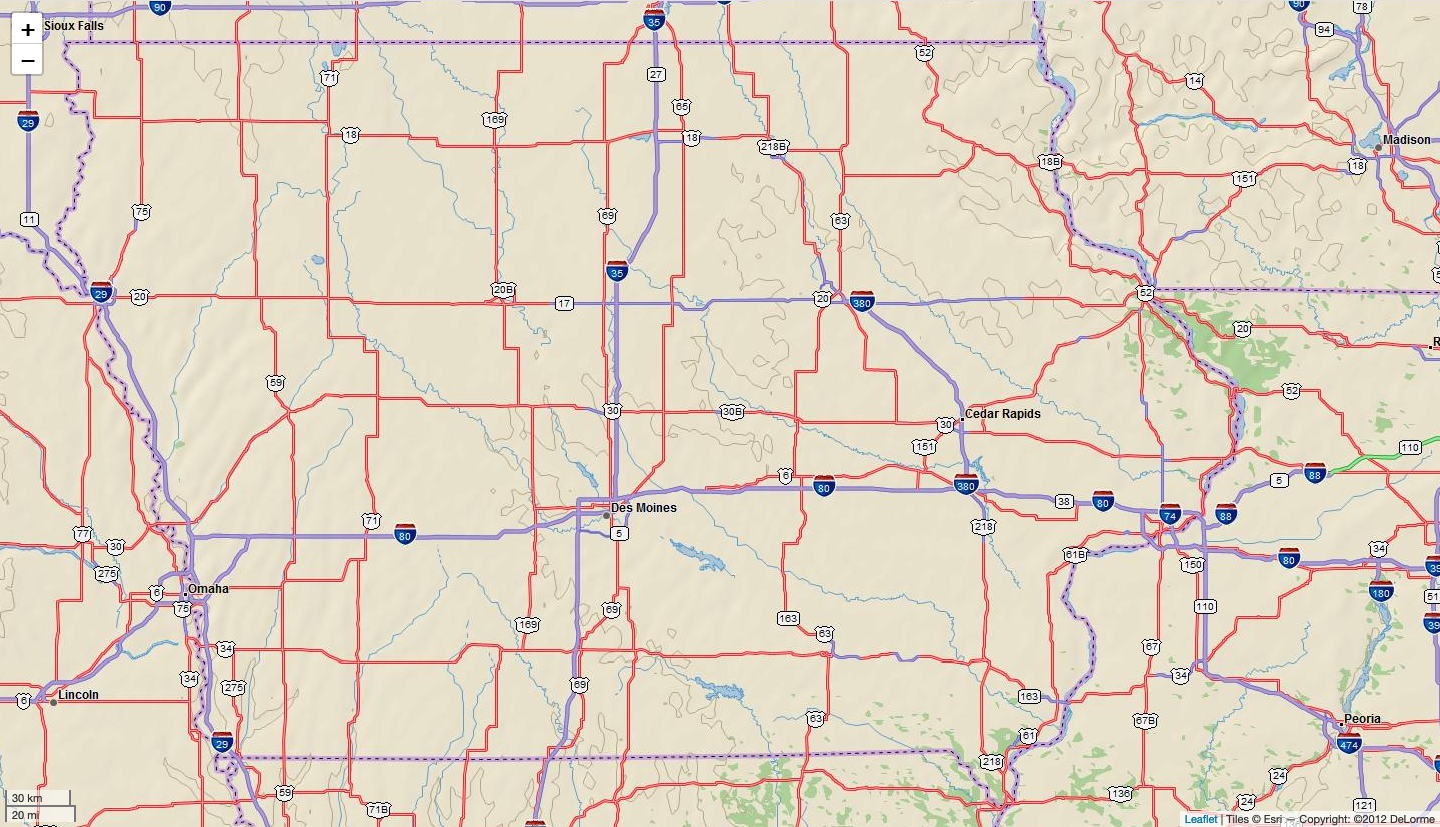 Initial map results